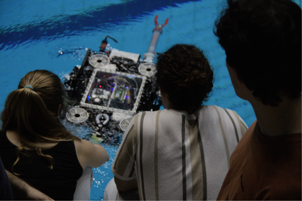 Image of the rov in water